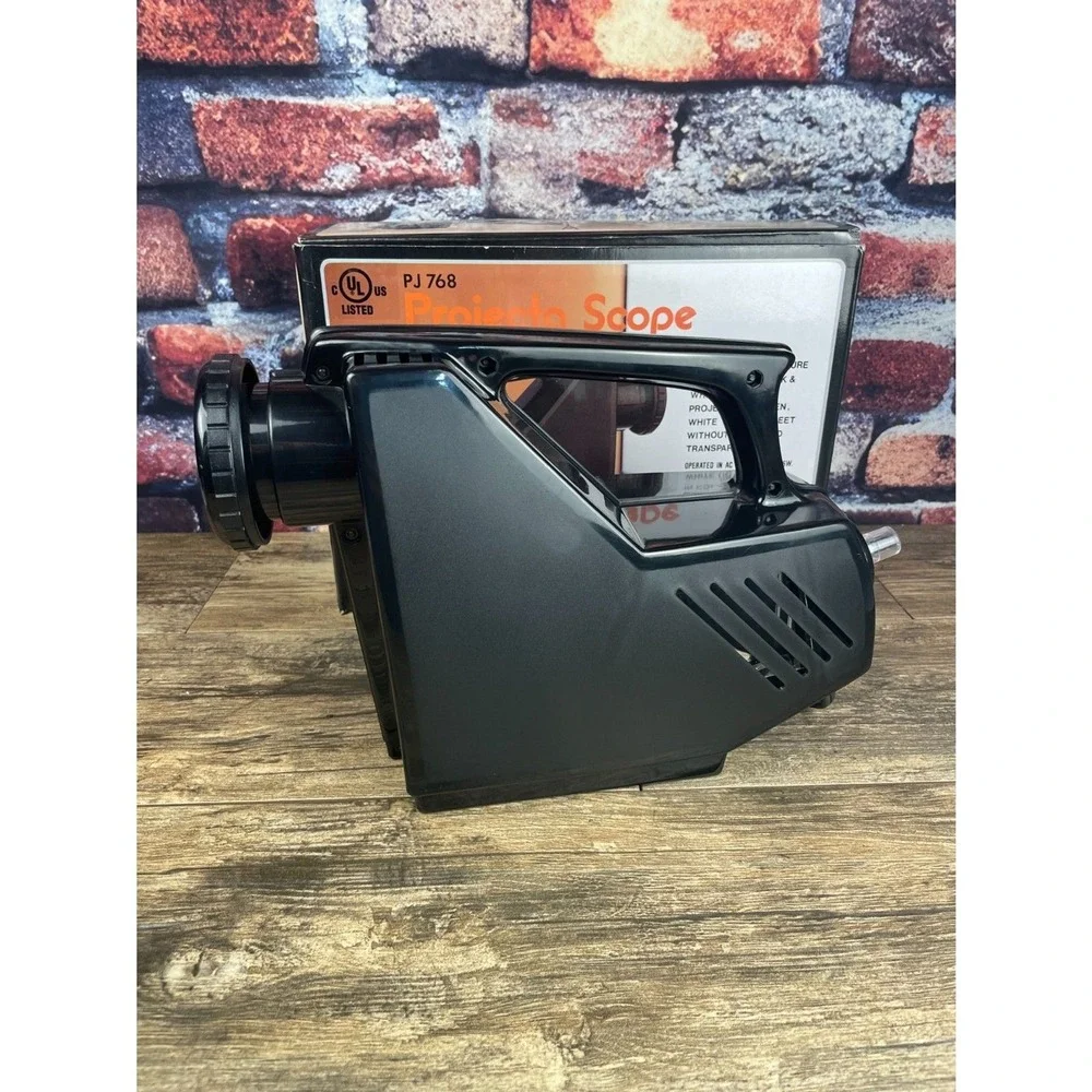 Vintage Projecta PJ768 Slide Projector Scope Retro Photography Viewer